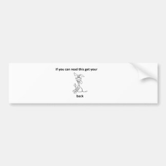 連ストップ結 バンパーステッカー