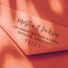 連モダン素朴名の結婚差出人住所