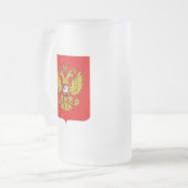 連ロシアの合軍服 フロストグラスビールジョッキ (正面左)