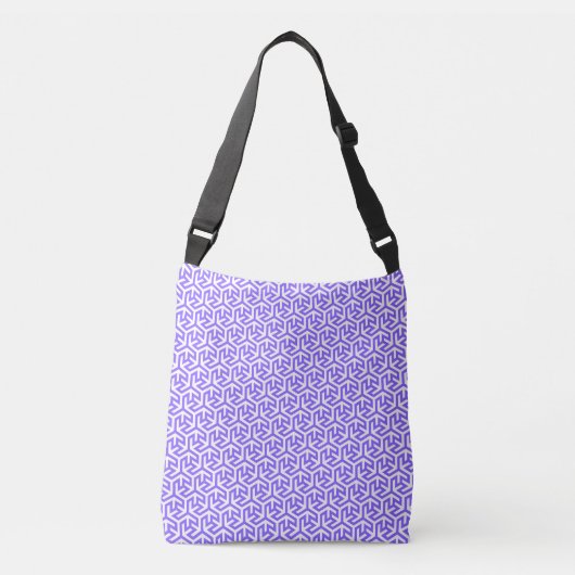 連動する六角形のボディバッグ クロスボディバッグ (正面)