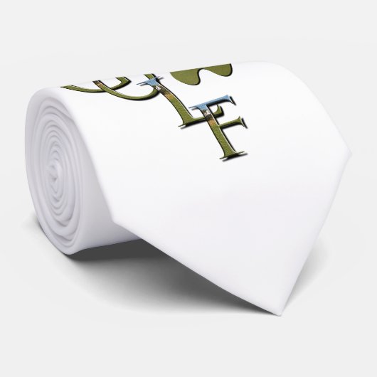 連動型ゴルフロゴ・ゴルフコース ネクタイ (ロール)