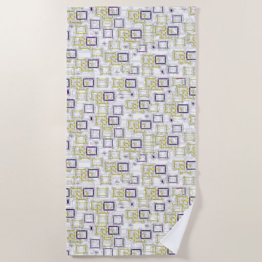 連動寸法 ビーチタオル (正面)