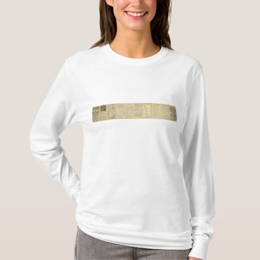 連合および中央太平洋の鉄道ライン Tシャツ (正面)