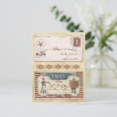 連合付き南北戦争封筒の消印 ポストカード (スタンド正面)