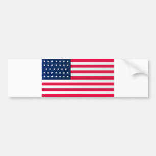 連合側アメリカ南北戦争国旗 バンパーステッカー