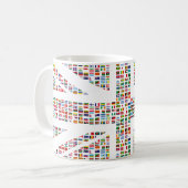 連合刻み目 コーヒーマグカップ (正面左)