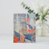 連合国の日、1917年5月Childe Hassam著、ヴィンテージアート ポストカード (スタンド正面)