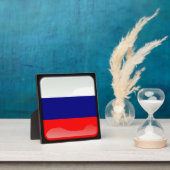 連合国ロシアの旗 フォトプラーク (インサイチュ)
