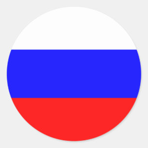 連合国ロシアの旗 ラウンドシール