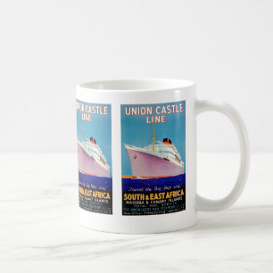 連合城の~大きい船の方法 コーヒーマグカップ