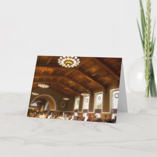 連合場所のクリスマスカード シーズンカード (正面)