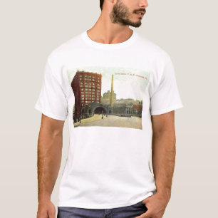 連合場所、ピッツバーグPAの1910年のヴィンテージ Tシャツ
