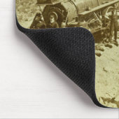 連合太平洋の鉄道の場面 マウスパッド (コーナー)