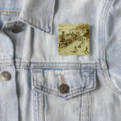 連合太平洋の鉄道の場面 缶バッジ (インサイチュ)