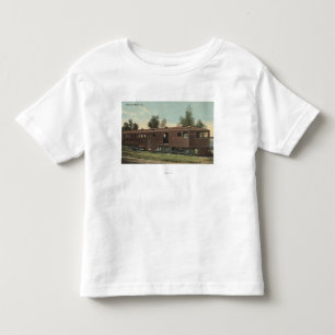 連合太平洋のRailroadMcKeenの自動車の眺め トドラーTシャツ