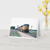 連合太平洋Railroadiana カード (黄色い花)