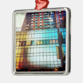 連合正方形 メタルオーナメント (左)