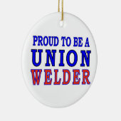 連合溶接工 セラミックオーナメント (右)