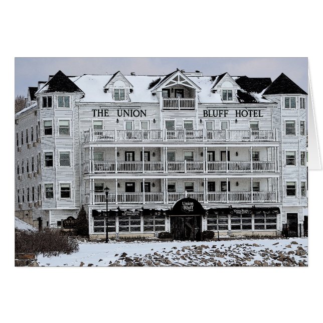 連合絶壁-ヨークのビーチ、メイン (正面横)