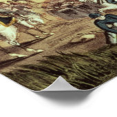 連合軍によるアトランタの占領 ポスター (角)