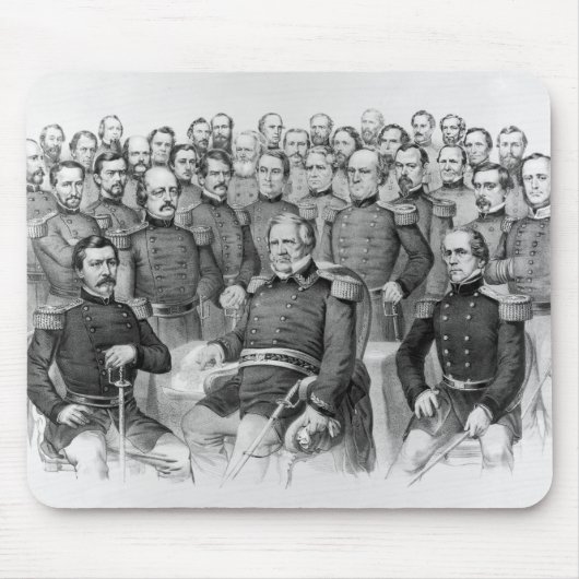 連合軍司令官 マウスパッド (正面)
