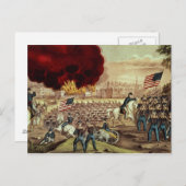 連合軍隊によるアトランタの捕獲 ポストカード (正面/裏面)