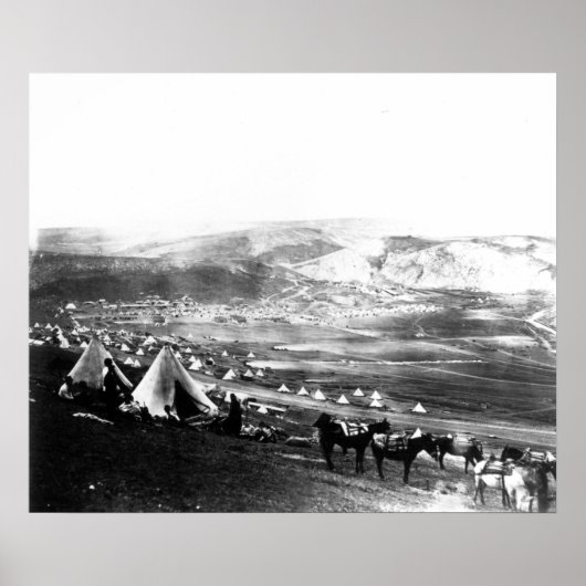 連合陣地，クリミア， c.1855 ポスター (正面)