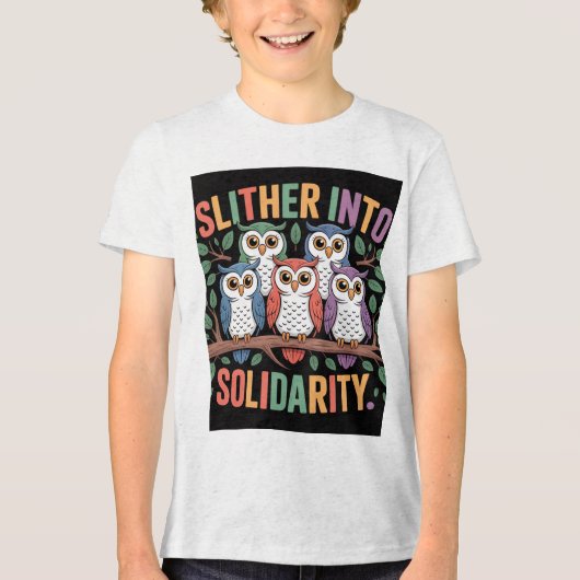 連帯のスリザーTシャツ トライブレンドＴシャツ (正面)
