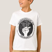 連帯Tシャツのための数学者 – 子供 Tシャツ (正面)