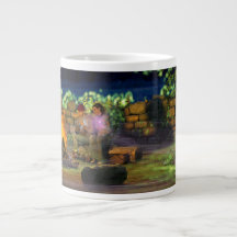 「連感じ絡した」 コーヒーマグ