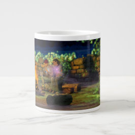 「連感じ絡した」 コーヒーマグ ジャンボコーヒーマグカップ