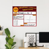 連数式のグラフ化 ポスター (ホームオフィス)