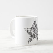 連星 コーヒーマグカップ (正面左)