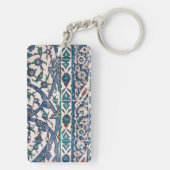 連結されたIznikタイル キーホルダー (裏面)
