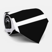 連結の白い四角の芸術的なデザイン ネクタイ (ロール)