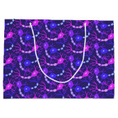連結ニューロンのネオンパープル ラージペーパーバッグ (裏面)