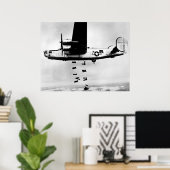 連結B-24リベレーター ポスター (ホームオフィス)