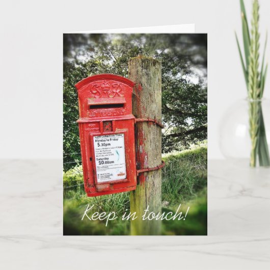 連絡をとって下さい! カード (正面)