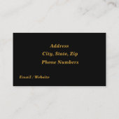 連絡をとること 名刺 (裏面)