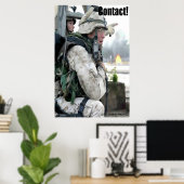 連絡! ポスター (ホームオフィス)