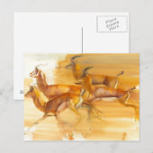 連続したガゼル2010年 ポストカード (正面/裏面)