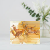 連続したガゼル2010年 ポストカード (スタンド正面)