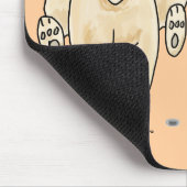 連続したグレイハウンドのマウスパッド マウスパッド (コーナー)