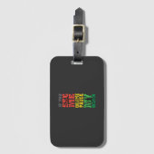 連続したサイクリングのギフト ラゲッジタグ (正面縦)