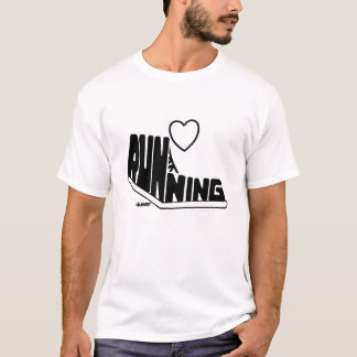 連続したシルエット Tシャツ