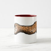 連続したチータの芸術のマグ ツートーンマグカップ (中央)
