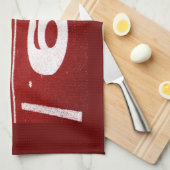 連続したトラック キッチンタオル (四つ折り)