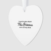 連続したプリンセス オーナメント (正面)