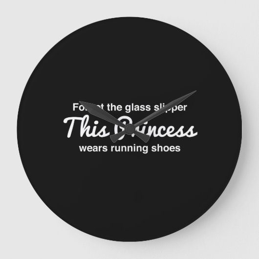 連続したプリンセス ラージ壁時計 (正面)