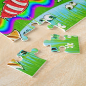 連続したヘビ(Ide Zmija)のパズル ジグソーパズル (側面)